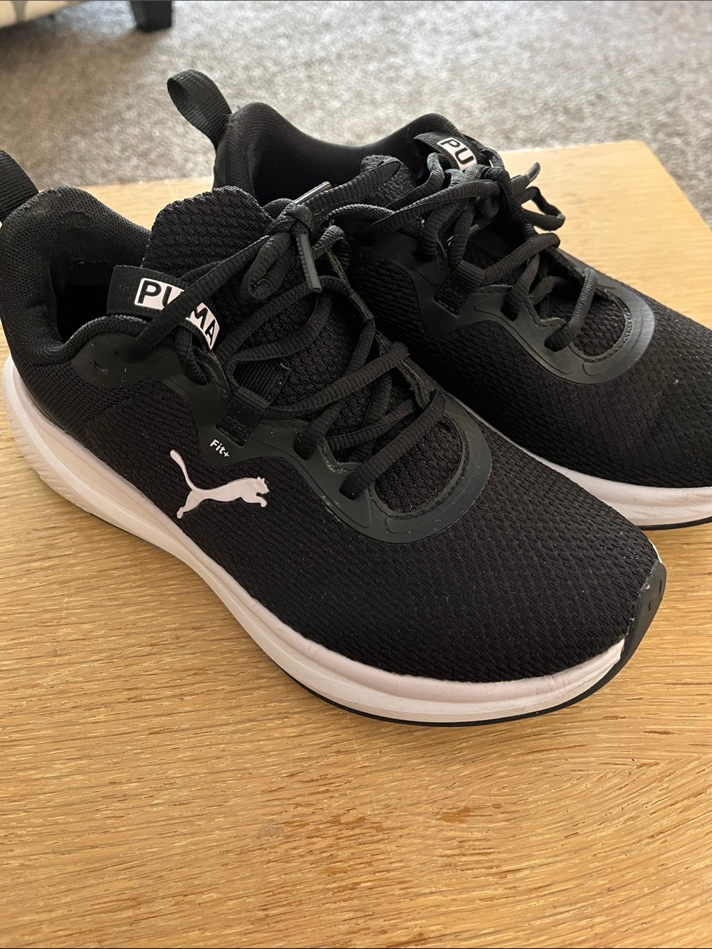 Puma Women’s Skyrocket Black and White Athletic Sneakers